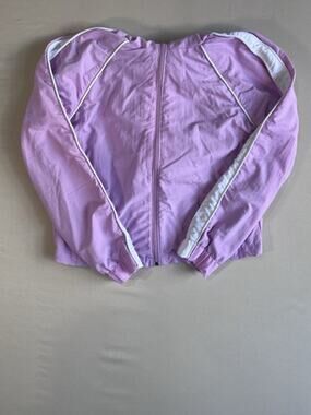 Abercrombie & Fitch Women’s Purple‎ Hooded Full Zip Windbreaker Jacket Size S
